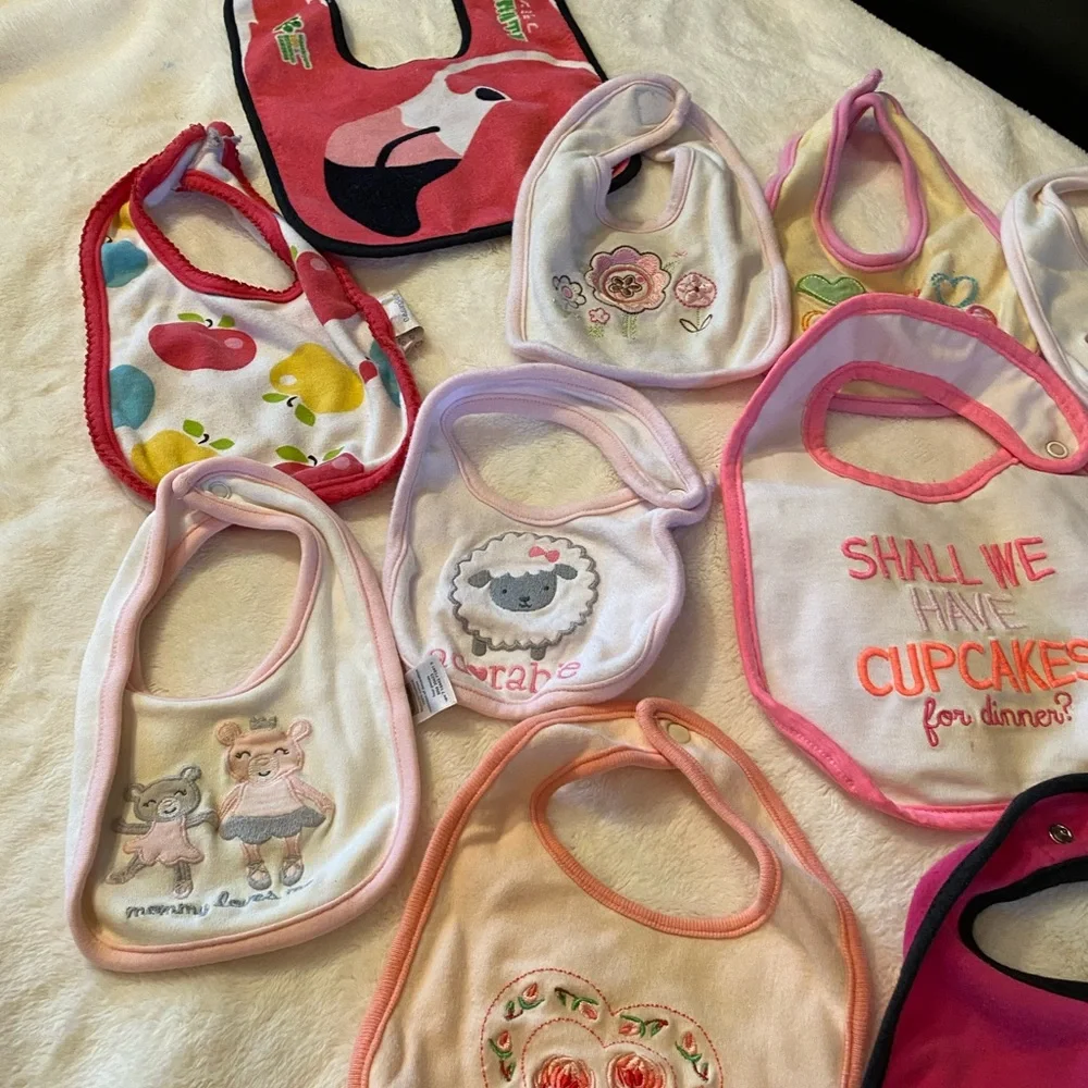 12 Pieces Baby Bibs Bundle